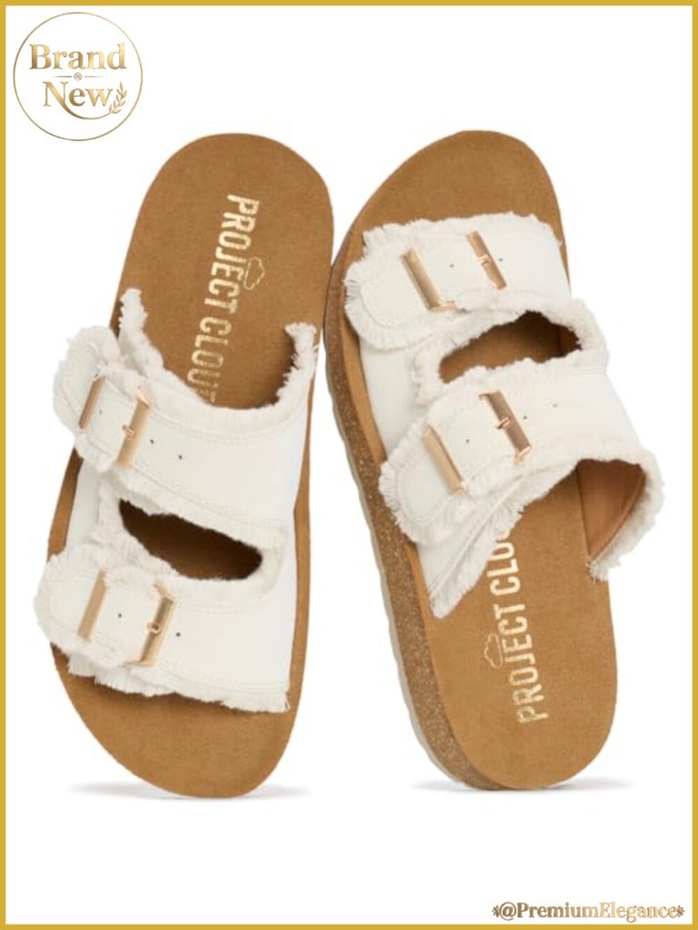 Womens Platform Sandals Comfortable Cushioned Slide Summer Sandals